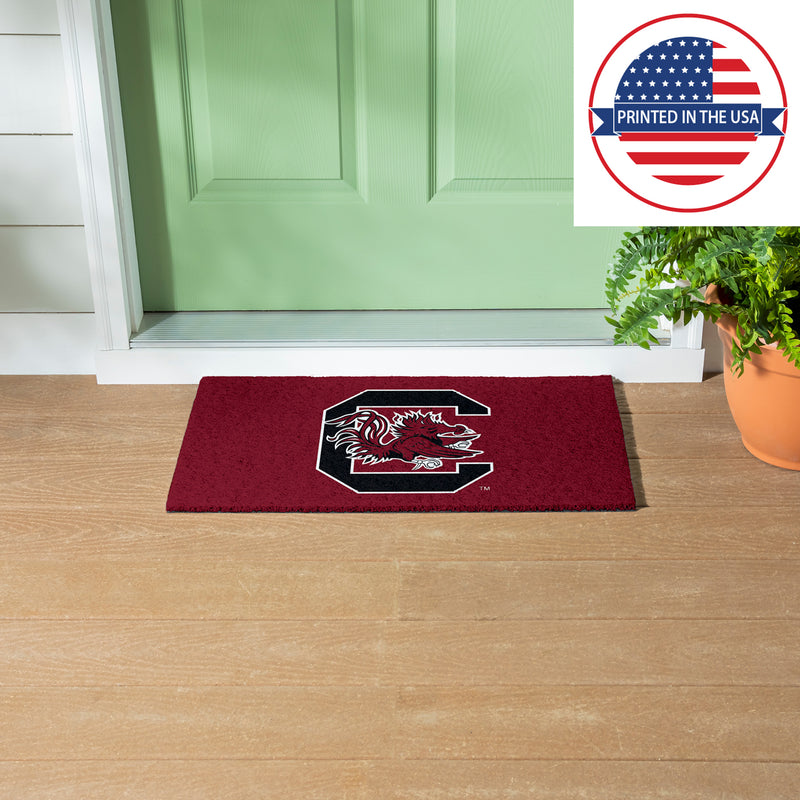 Full Color PVC Mat, 16" x 28", University of South Carolina