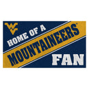West Virginia University, PVC Mat COLOR, Home of a Fan