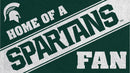 Michigan State University, PVC Mat COLOR, Home of a Fan