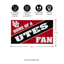 University of Utah, PVC Mat COLOR, Home of a Fan