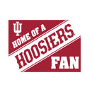 University of Indiana, PVC Mat COLOR, Home of a Fan