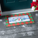 Joy to the World Snowman Trio Sassafras Switch Mat