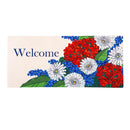 USA Patriotic Floral Watering Can Sassafras Switch Mat
