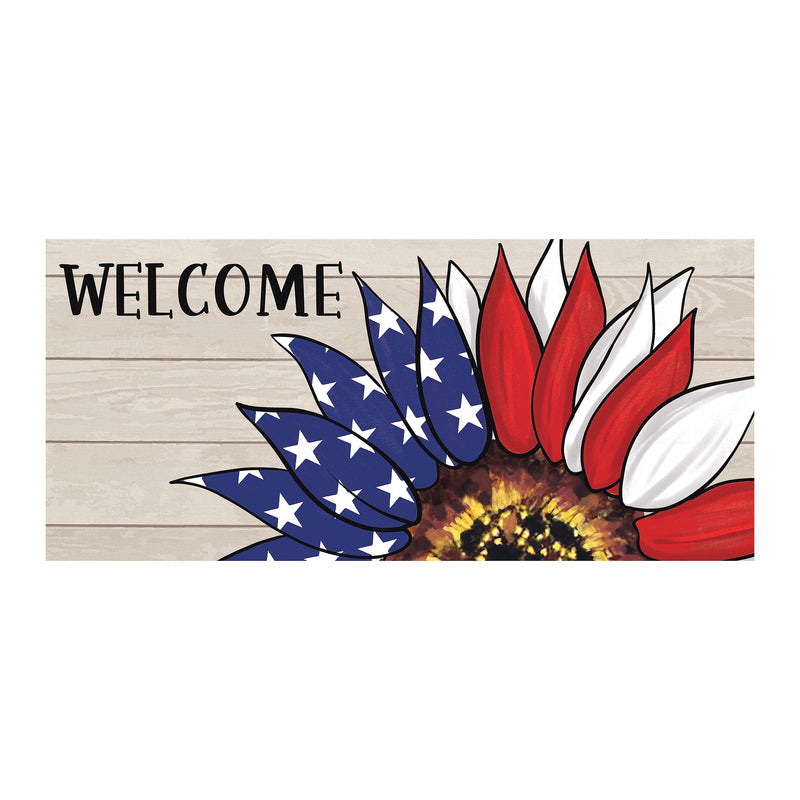 Patriotic Sunflower Sassafras Switch Mat