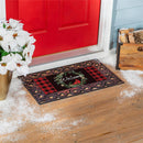 Welcoming Cardinal Wreath Sassafras Switch Mat