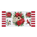 Poinsettia Birdhouse Sassafras Switch Mat