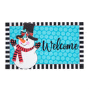 Patterned Snowman Sassafras Estate Switch Mat