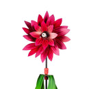 Embellished Floral Pinwheel Spinner, 3 Asst: Daisy/Gerbera Daisy/Dahlia