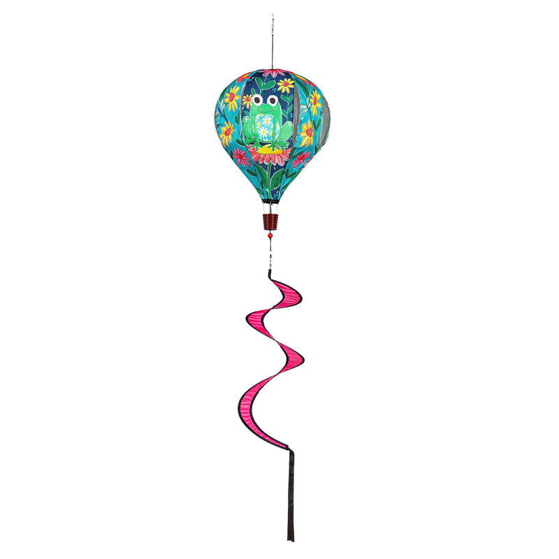 Welcome Friends Frog Balloon Spinner