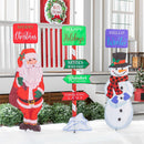 Holiday Fabric Stake, 3 Asst