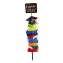 Graduation Fabric Garden Stake