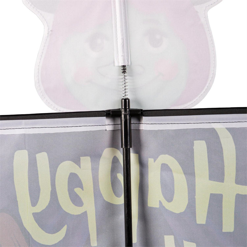 Halloween Friend with Bobbing Head and Hands Fabric Garden Stake