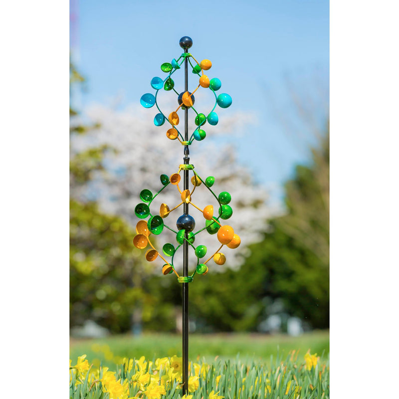 60"H Swirling Bubble Wind Spinner,47m2194