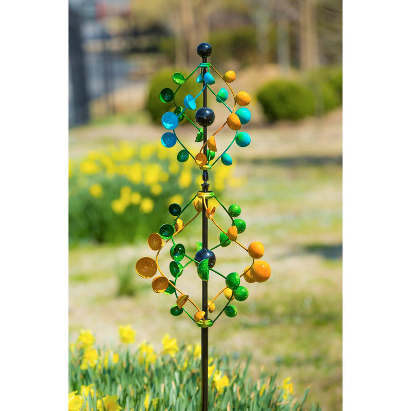60"H Swirling Bubble Wind Spinner,47m2194
