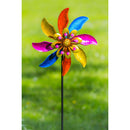 48"H Rainbow Windmill Wind Spinner Stake, 2 ASST.