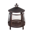 Tall firepit with chimney