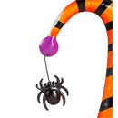 17.75"H Metal Halloween Gnome Garden Statuary with Planter