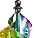 90"H Wind Spinner, Floral Lemniscate