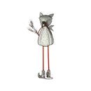 Fall Fox Metal Statuary, Set of 2,47m4085