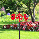 55"H Ladybug Wind Spinner