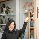 Rustic Birds Plant Hanger, Cardinal