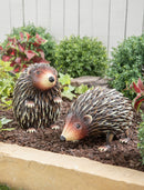 Evergreen Statuary,Metal Hedgehog Statuary,8.97x8.78x6.68 Inches