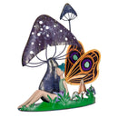 Evergreen Statuary,Mystic Moon Fairy Mushroom Statue,18x7.5x19.75 Inches