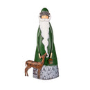 Evergreen Statuary,24"H Forest Finds Santa With Deer Statuary,6.75x11.75x24 Inches