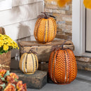Nesting Pumpkins Statue, 16"H, Set