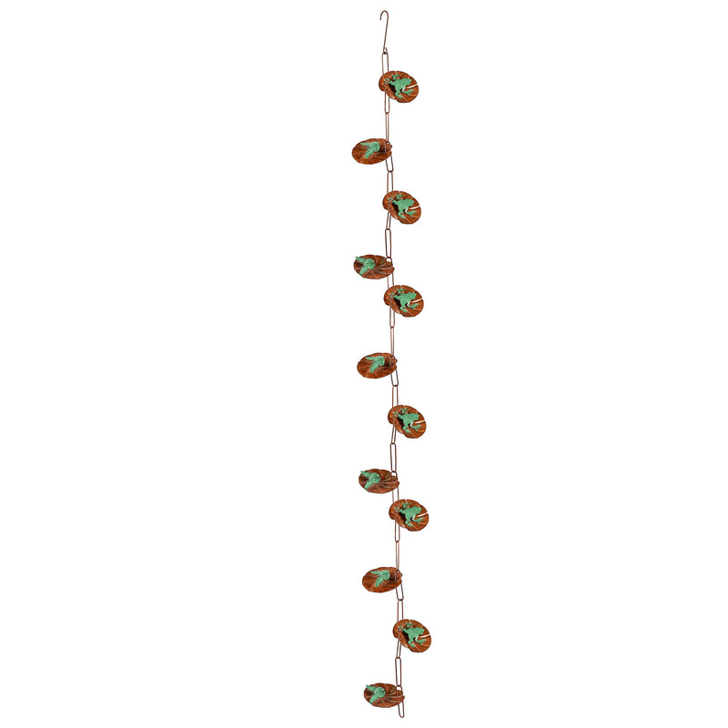 Pollinator Garden Rain Chain, Lily Pad, 96"L