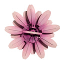 What She Shed Wind Spinner, Metal Pink Sunflower Wall Spinner, 13"
