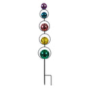 Palm Beach Garden Stake, Shatter Proof Rainbow Orb, 30"