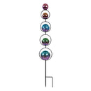 Palm Beach Garden Stake, Shatter Proof Rainbow Orb, 30"