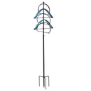 Metal Wind Spinner, Towering Semicircle, 80"H