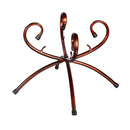 Metal Copper Convertible Bird Bath Stand
