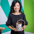 Golden Lilac Metal Purple Watering Can