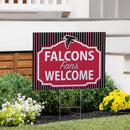 Atlanta Falcons Yard Sign, "Fans Welcome"