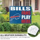 Buffalo Bills Yard Sign "Fans Play Here"