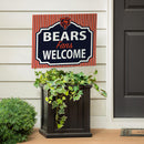 Chicago Bears Yard Sign, "Fans Welcome"