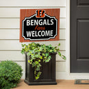 Cincinnati Bengals Yard Sign, "Fans Welcome"