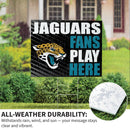 Jacksonville Jaguars Yard Sign "Fans Play Here"