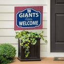 New York Giants Yard Sign, "Fans Welcome"