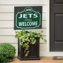 New York Jets Yard Sign, "Fans Welcome"