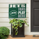 New York Jets Yard Sign "Fans Play Here"