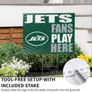 New York Jets Yard Sign "Fans Play Here"