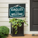Philadelphia Eagles Yard Sign, "Fans Welcome"