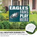 Philadelphia Eagles Yard Sign "Fans Play Here"