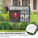 Tampa Bay Buccaneers Yard Sign "Fans Play Here"
