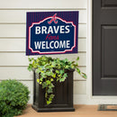 Atlanta Braves Yard Sign, "Fans Welcome"