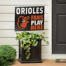 Baltimore Orioles Yard Sign "Fans Play Here"
